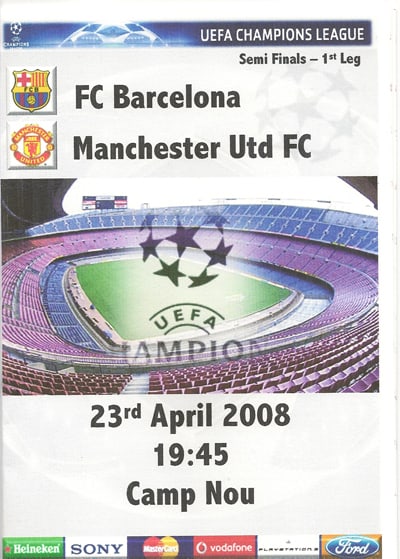 Barcelona v Manchester United FC